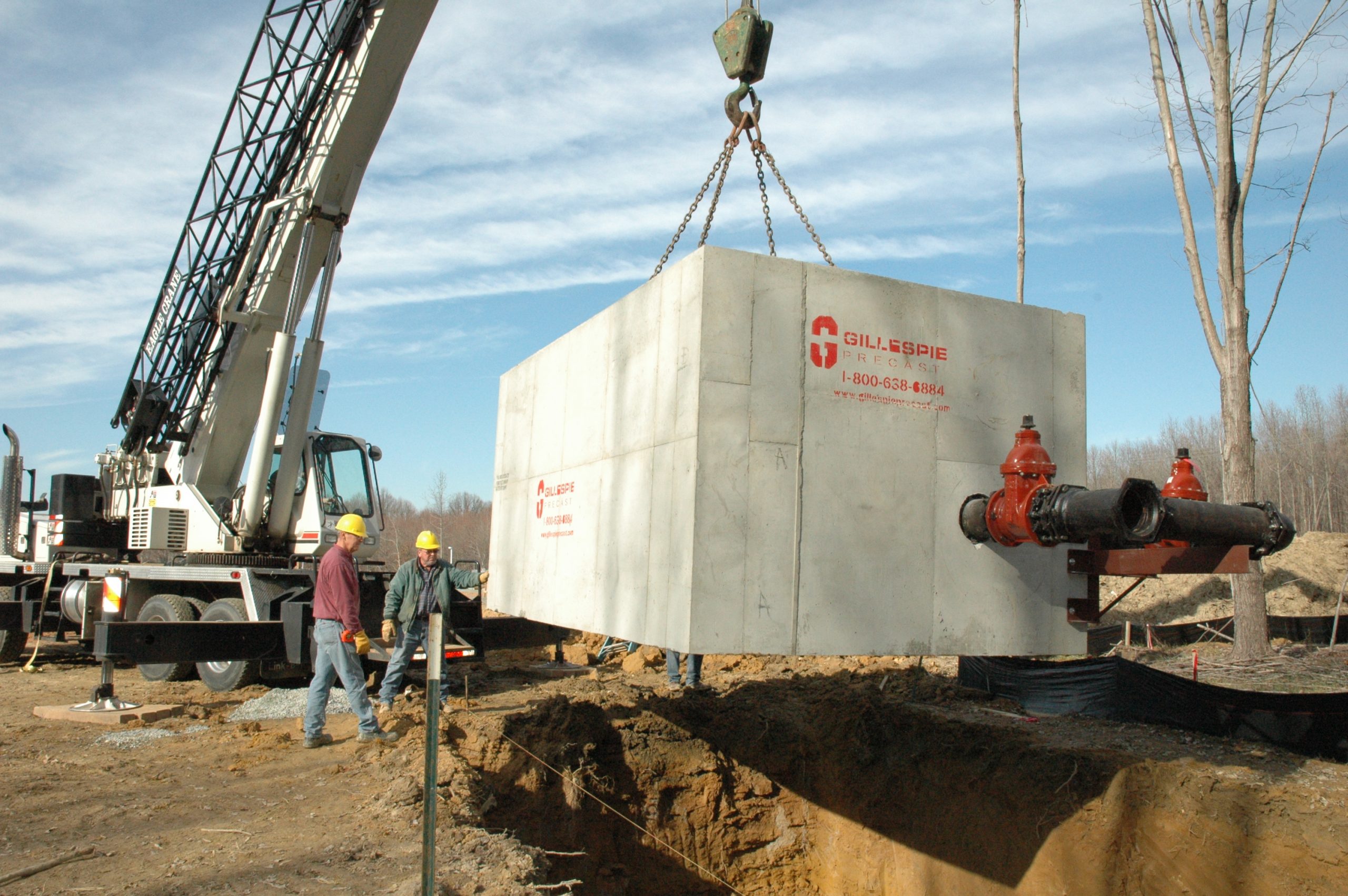 Water meter vaults Gillespie Precast