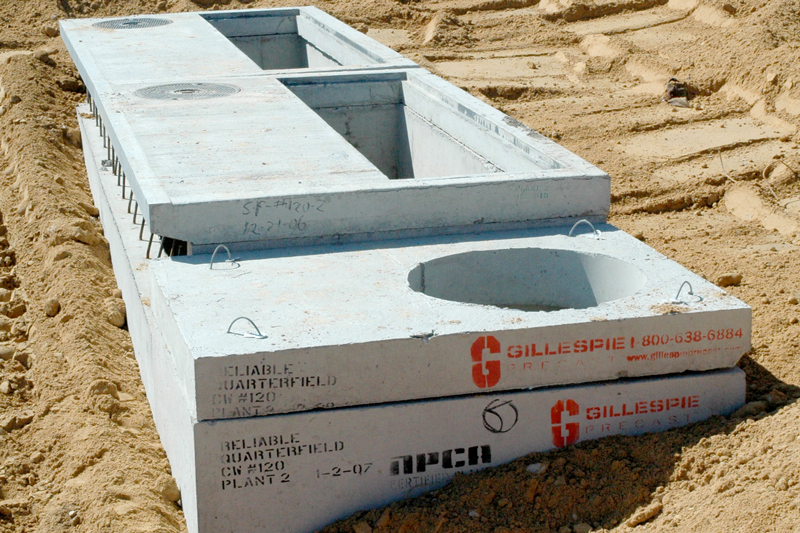 Gillespie Precast Sand Filters