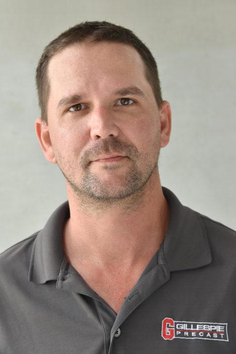 Justin Milledge Sales Engineer Gillespie Precast